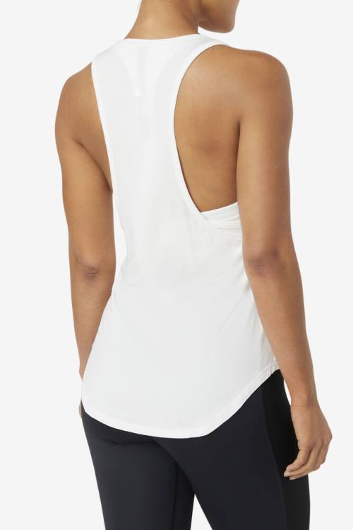 Fila Fi-lux Long Tank Top Majice Ženske Bela | Fila375VP