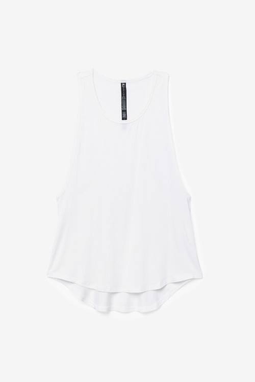 Fila Fi-lux Long Tank Top Majice Ženske Bela | Fila375VP