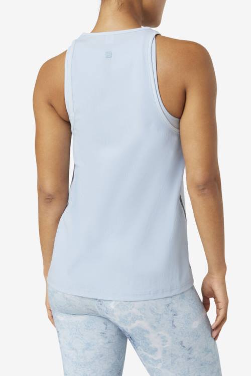 Fila Fi-lux Loose Tank Top Majice Ženske Modra / Črna | Fila568MJ