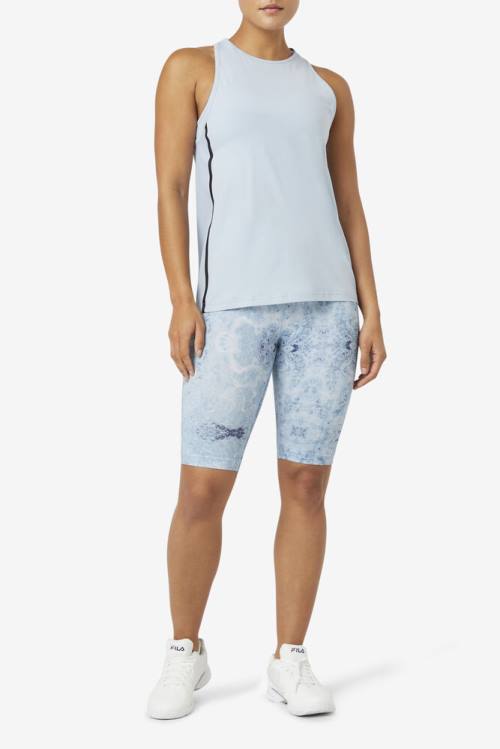 Fila Fi-lux Loose Tank Top Majice Ženske Modra / Črna | Fila568MJ