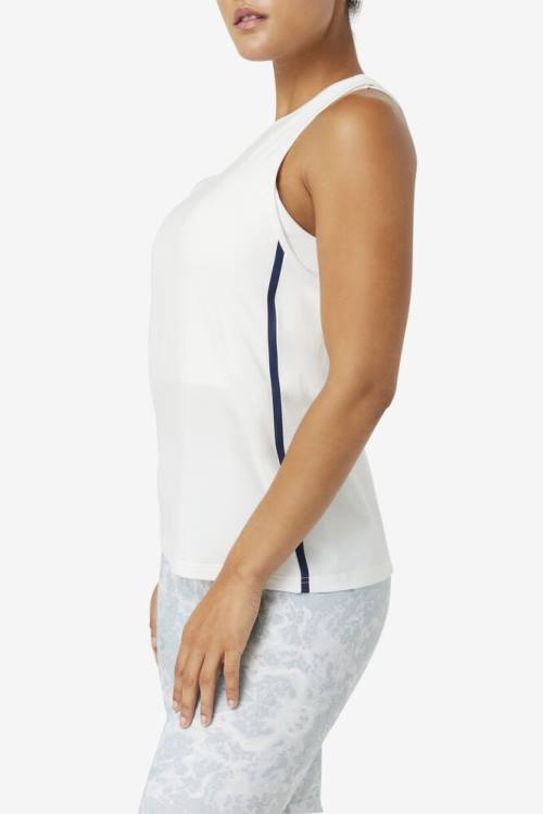 Fila Fi-lux Loose Tank Top Majice Ženske Bela / Črna | Fila836RS