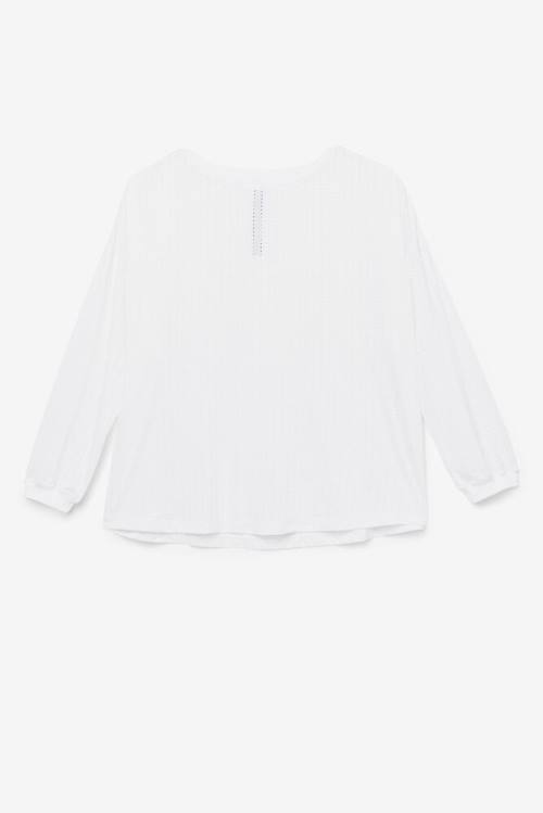 Fila Fi-lux Mesh Long Sleeve Top Majice Ženske Bela | Fila213ID