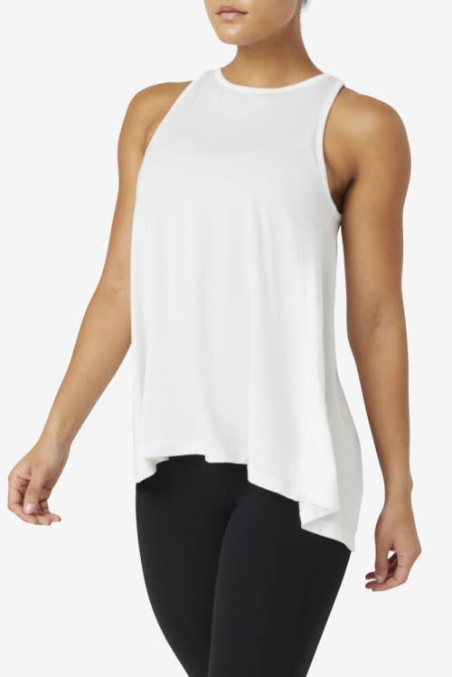 Fila Fi-lux Open Back Tank Tops Ženske Bela | Fila017QH