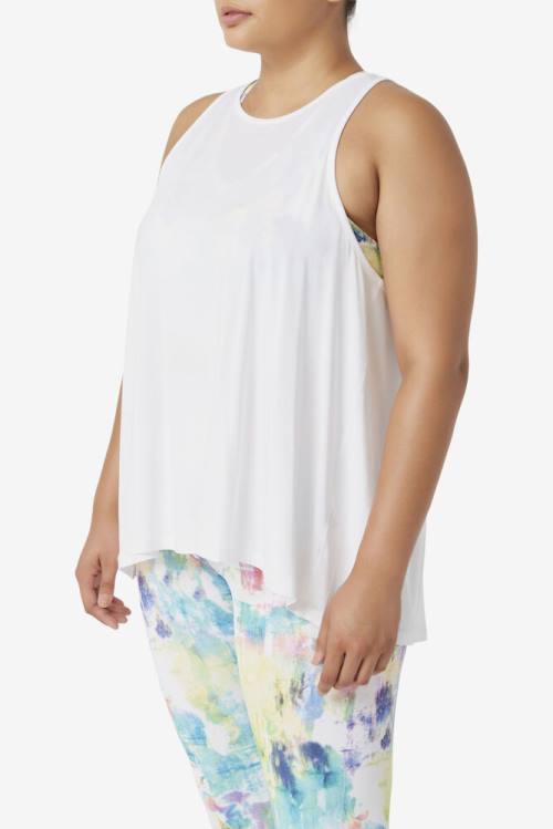 Fila Fi-lux Open Back Tank Tops Ženske Bela | Fila678LE