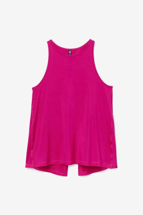 Fila Fi-lux Open Back Tank Tops Ženske Svetloba Roza | Fila146VN