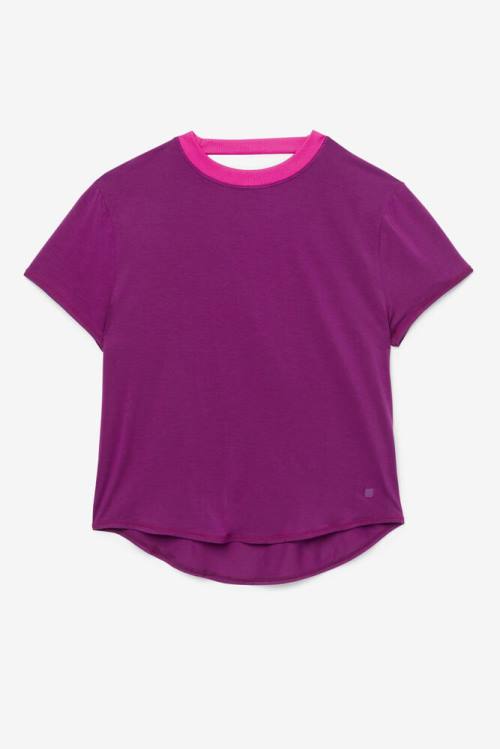 Fila Fi-lux Sleeve Top Majice Ženske Vijolična | Fila895WU