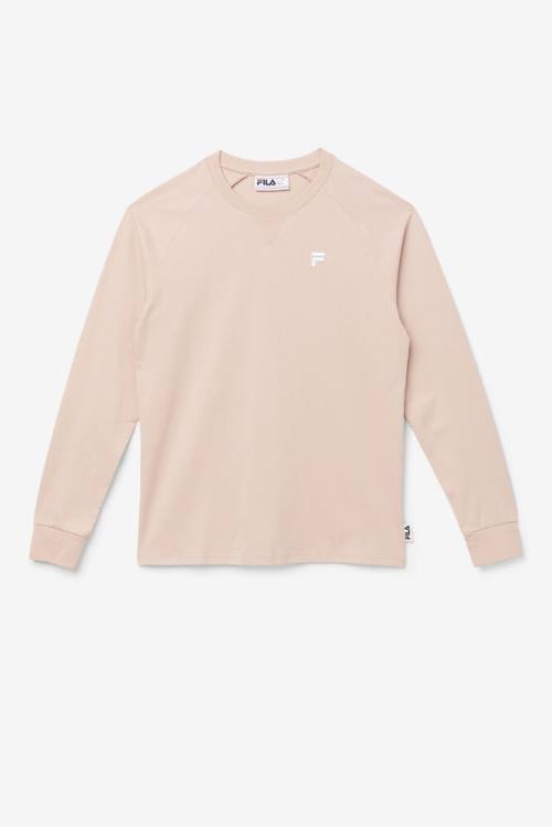 Fila Flynn Long Sleeve Tee Majice Moški Roza | Fila364KO