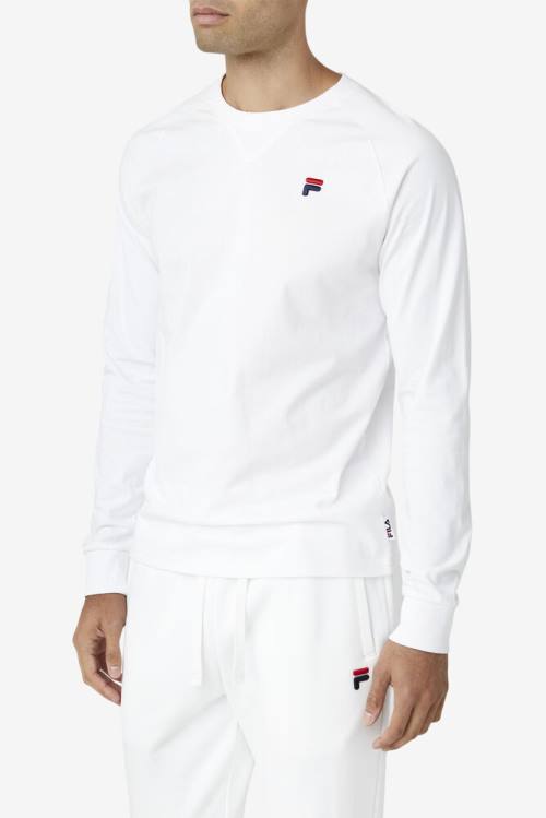 Fila Flynn Long Sleeve Tee Majice Ženske Bela | Fila590IZ