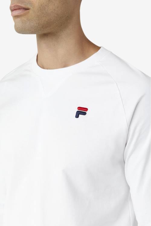 Fila Flynn Long Sleeve Tee Majice Ženske Bela | Fila590IZ