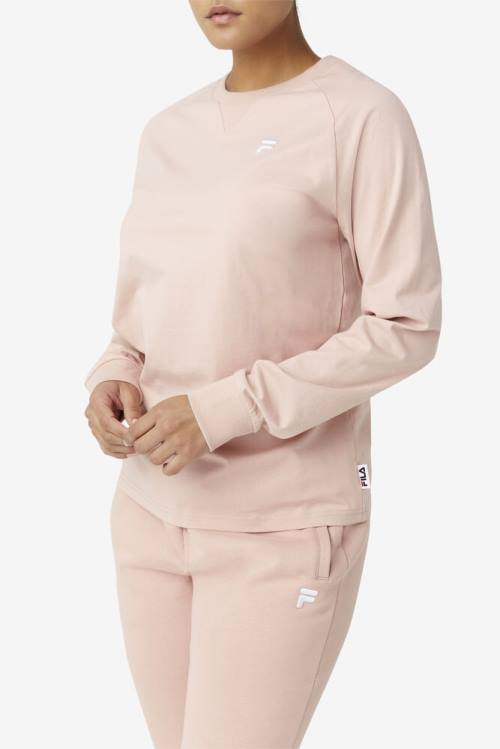 Fila Flynn Long Sleeve Tee Majice Ženske Roza | Fila592EI