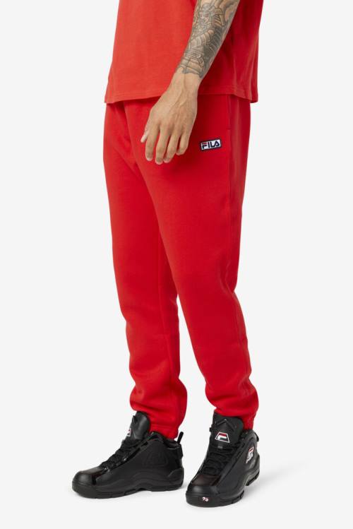 Fila Garin Jogger Hlače Moški Rdeča | Fila517WC