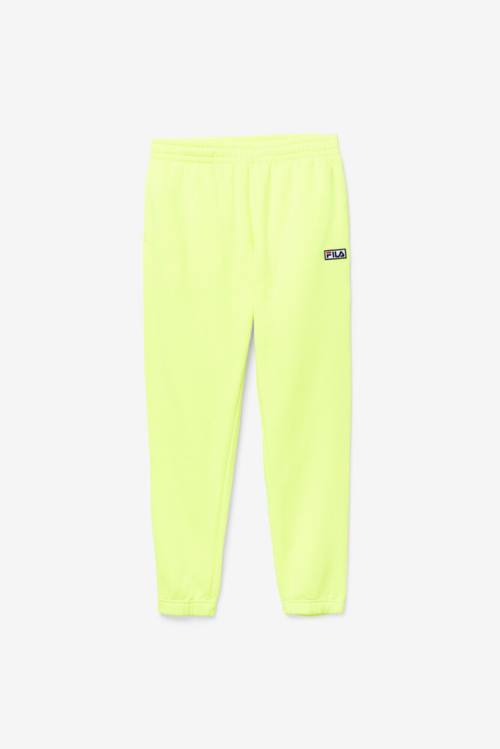 Fila Garin Jogger Hlače Moški Rumena / Črna | Fila290DK