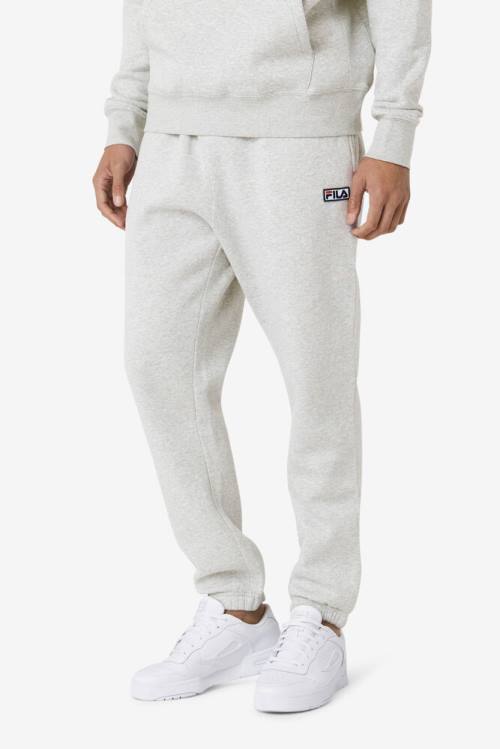 Fila Garin Jogger Hlače Moški Siva / Bela | Fila481EP