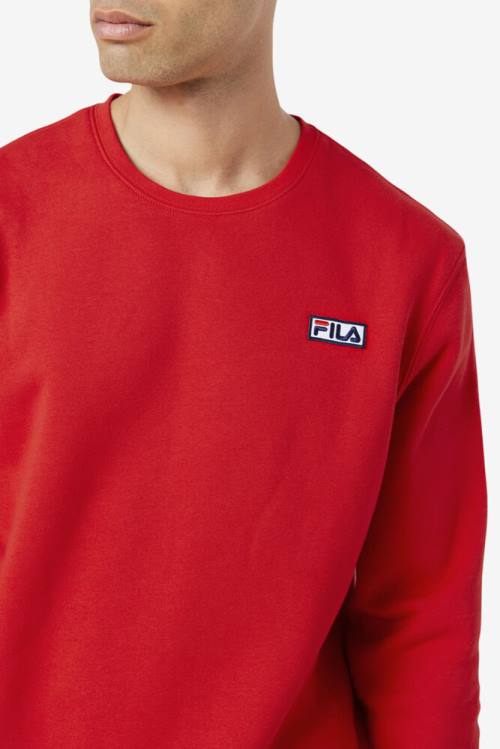 Fila Garran Crew Pulover Moški Rdeča | Fila941PI