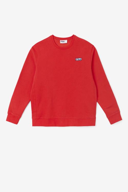 Fila Garran Crew Pulover Moški Rdeča | Fila941PI