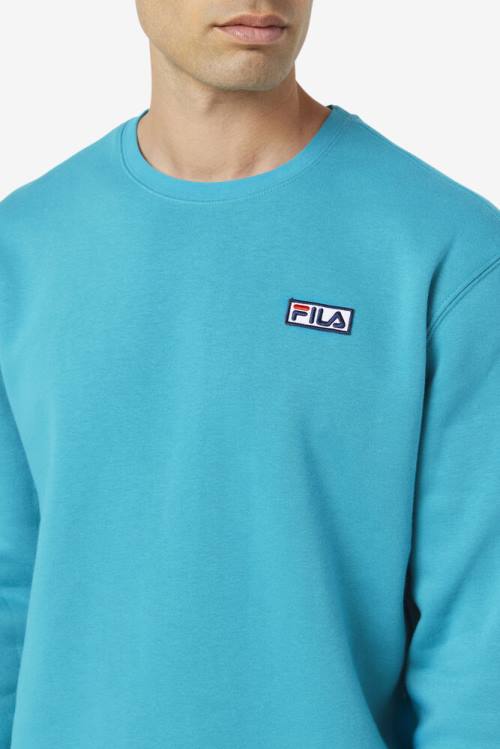 Fila Garran Crew Pulover Moški Turkizna | Fila798DC