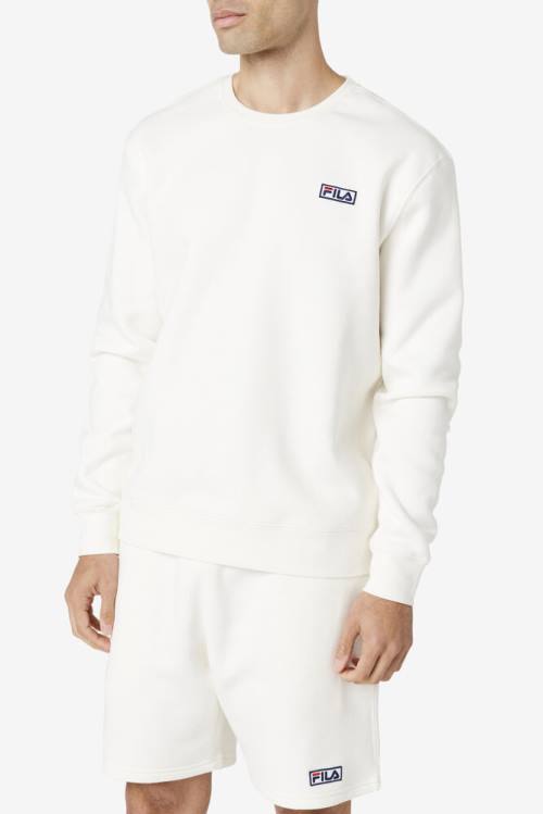 Fila Garran Crew Pulover Moški Črna | Fila380XP