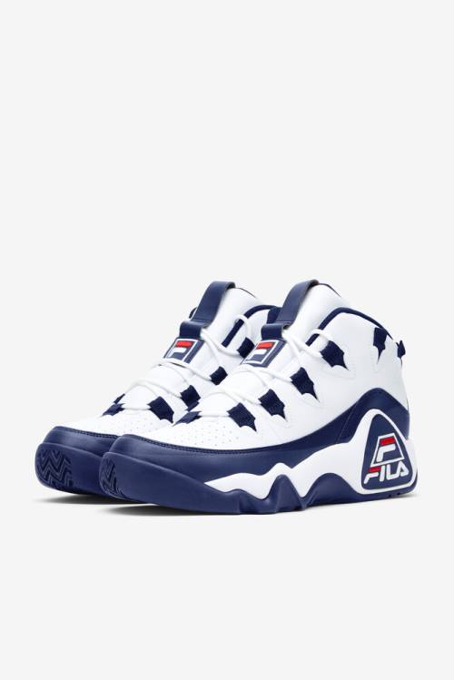 Fila Grant Hill 1 Superge Moški Bela / Mornarica / Rdeča | Fila420NY