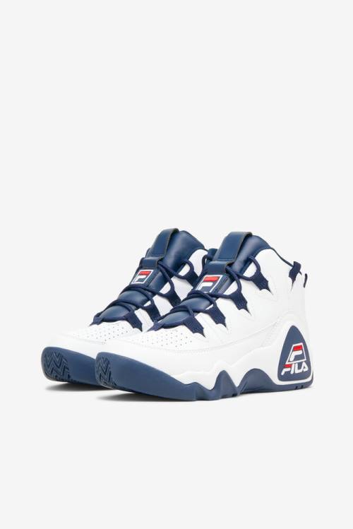 Fila Grant Hill 1 Superge Ženske Bela / Mornarica / Rdeča | Fila571ZW