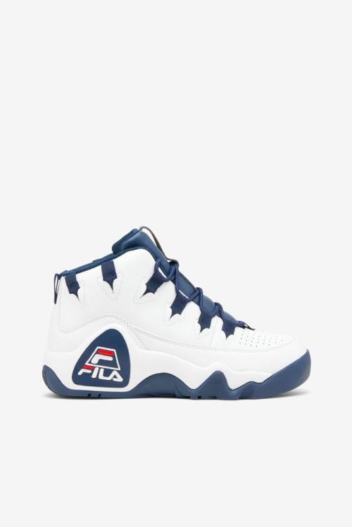 Fila Grant Hill 1 Superge Ženske Bela / Mornarica / Rdeča | Fila571ZW