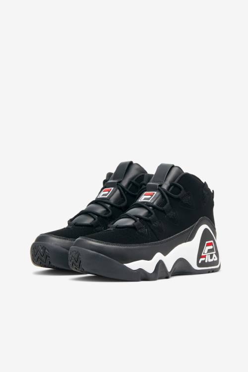 Fila Grant Hill 1 Superge Ženske Črna / Bela / Rdeča | Fila683RC