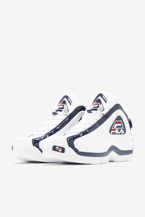 Fila Grant Hill 2 25th Anniversary Edition Superge Moški Bela / Mornarica / Rdeča | Fila810JX