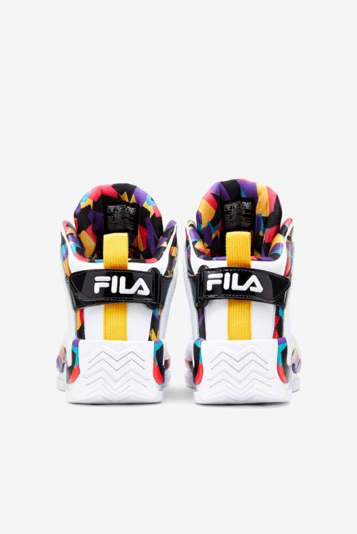 Fila Grant Hill 2 90s Superge Moški Bela / Črna / Vijolična | Fila951XE