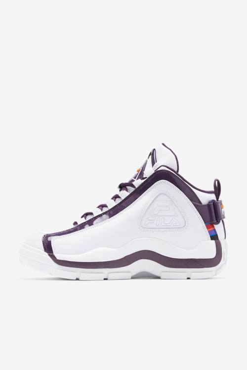 Fila Grant Hill 2 History Superge Moški Bela / Vijolična / Oranžna | Fila604UA