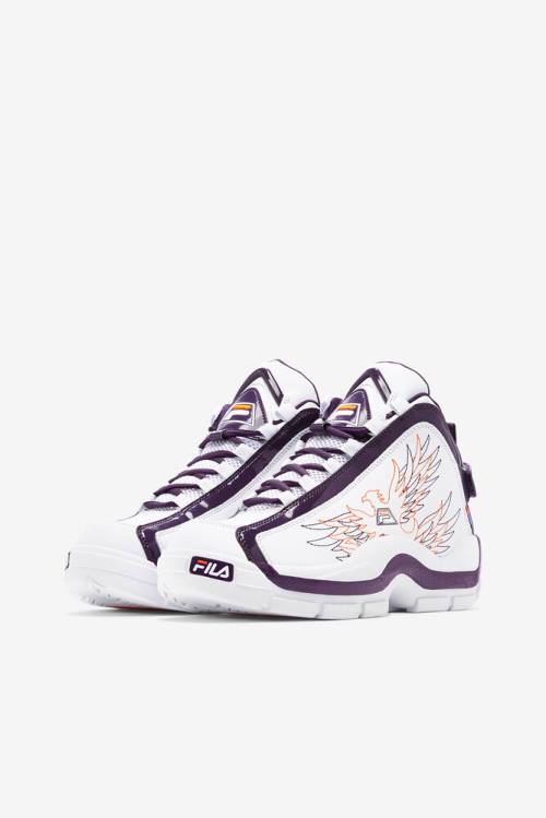 Fila Grant Hill 2 History Superge Ženske Bela / Vijolična / Oranžna | Fila537BD