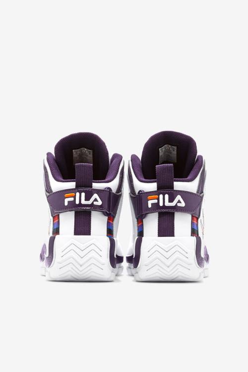 Fila Grant Hill 2 History Superge Ženske Bela / Vijolična / Oranžna | Fila537BD