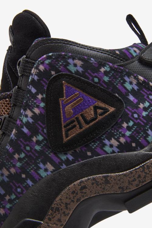 Fila Grant Hill 2 Outdoor Škornji Ženske Črna / Vijolična | Fila214RW