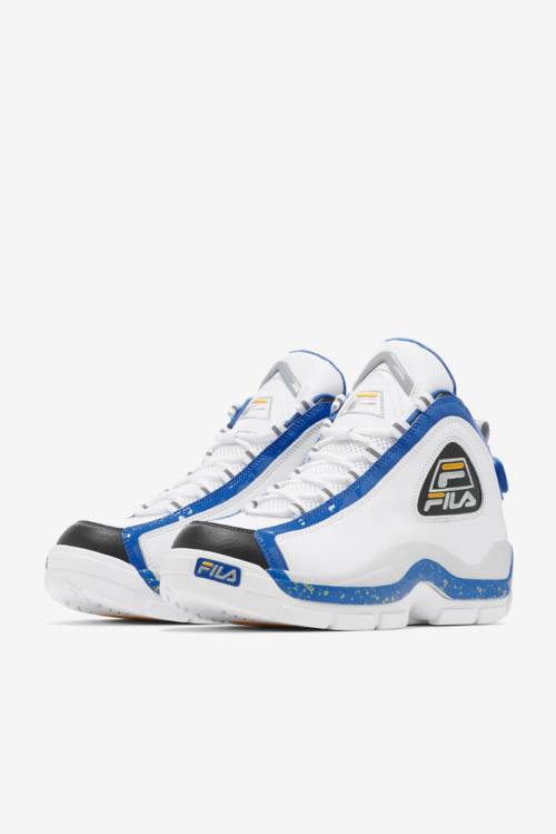 Fila Grant Hill 2 Superge Moški Bela / Modra / Limona | Fila431XF