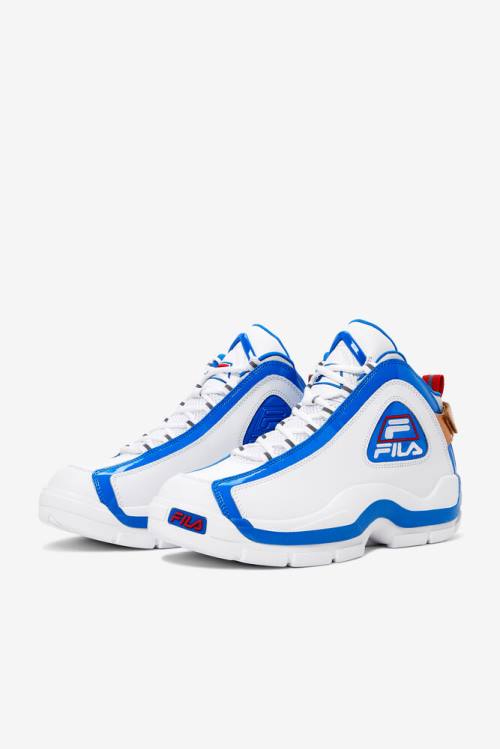 Fila Grant Hill 2 Superge Moški Bela / Modra | Fila465FE