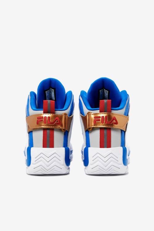 Fila Grant Hill 2 Superge Moški Bela / Modra | Fila465FE