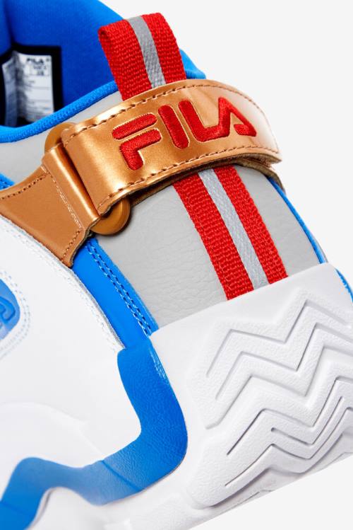 Fila Grant Hill 2 Superge Moški Bela / Modra | Fila465FE