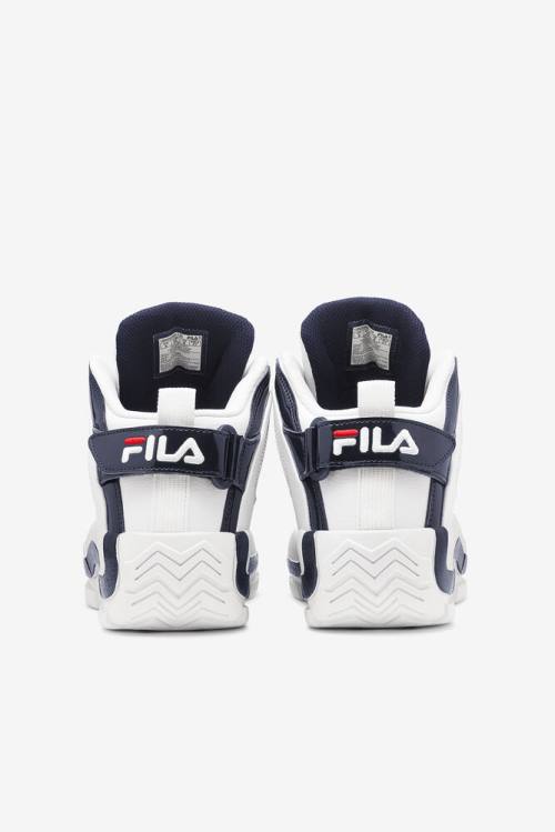 Fila Grant Hill 2 Superge Moški Bela / Mornarica / Rdeča | Fila671QA