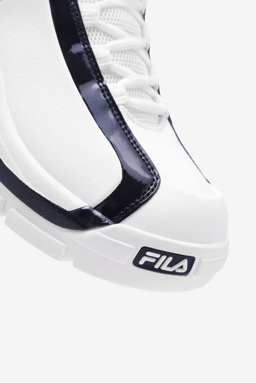 Fila Grant Hill 2 Superge Moški Bela / Mornarica / Rdeča | Fila671QA