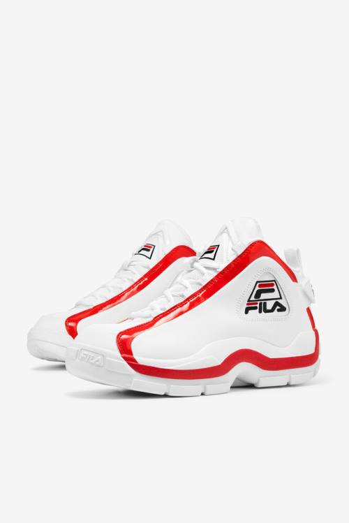 Fila Grant Hill 2 Superge Moški Bela / Rdeča / Črna | Fila476QL