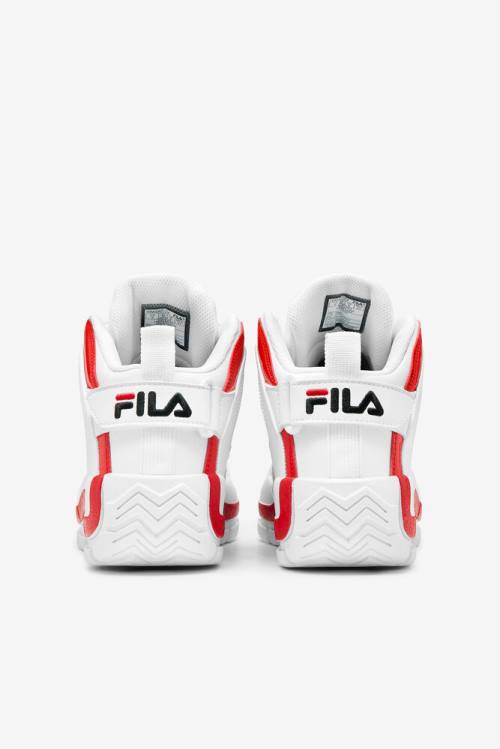 Fila Grant Hill 2 Superge Moški Bela / Rdeča / Črna | Fila476QL