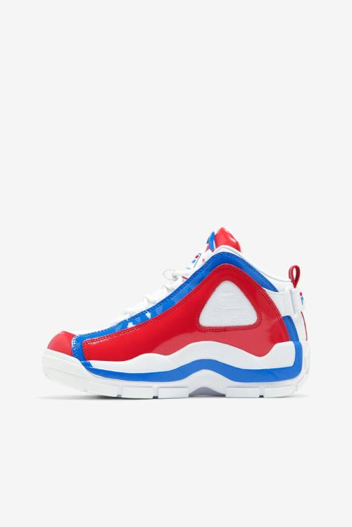 Fila Grant Hill 2 Superge Ženske Bela / Rdeča / Modra | Fila789TQ