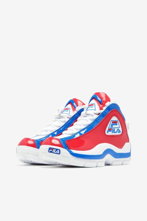 Fila Grant Hill 2 Superge Ženske Bela / Rdeča / Modra | Fila789TQ