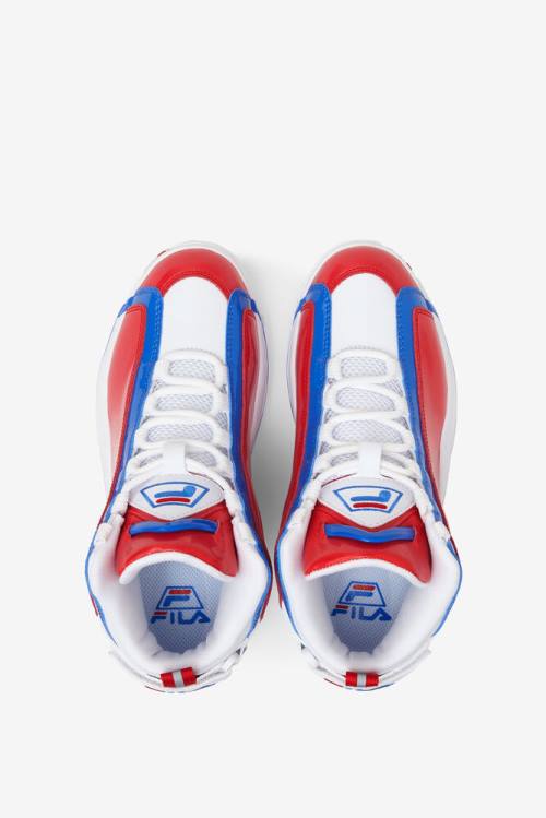 Fila Grant Hill 2 Superge Ženske Bela / Rdeča / Modra | Fila789TQ