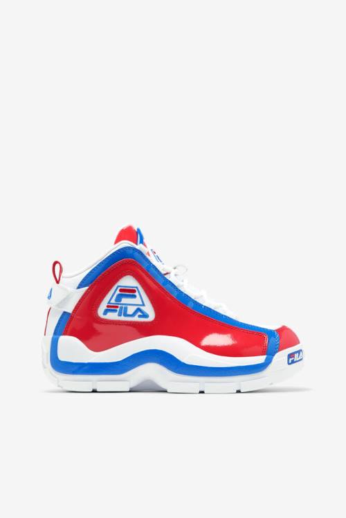 Fila Grant Hill 2 Superge Ženske Bela / Rdeča / Modra | Fila789TQ