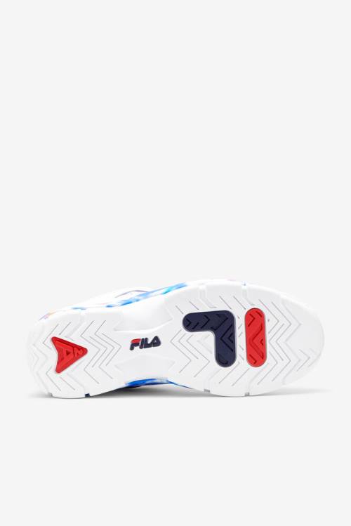 Fila Grant Hill 2 Tie Dye Low Superge Moški Bela | Fila472KI