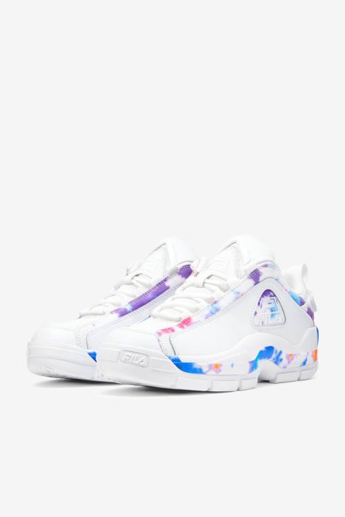 Fila Grant Hill 2 Tie Dye Low Superge Moški Bela | Fila472KI