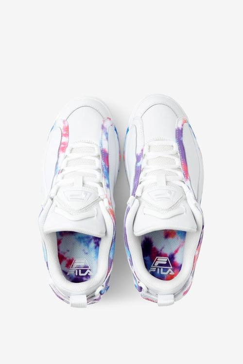 Fila Grant Hill 2 Tie Dye Low Superge Moški Bela | Fila472KI