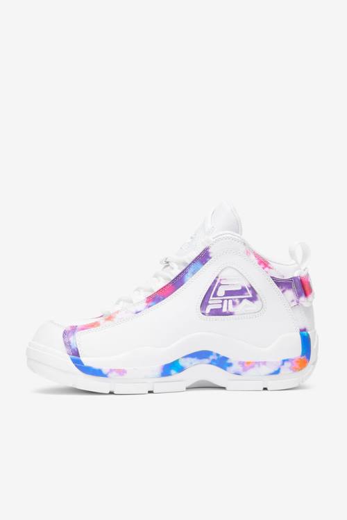 Fila Grant Hill 2 Tie Dye Superge Moški Bela | Fila396TL