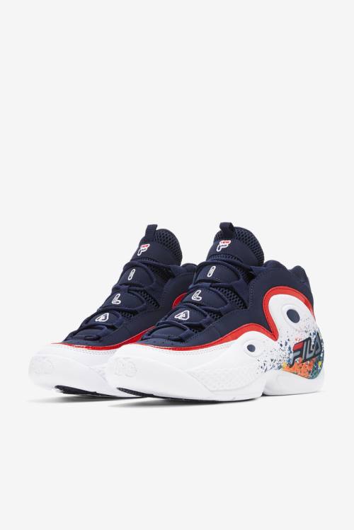 Fila Grant Hill 3 Diy Superge Moški Mornarica / Večbarvni / Bela | Fila945ZT