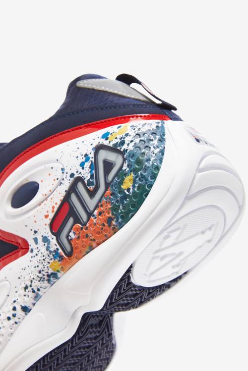 Fila Grant Hill 3 Diy Superge Moški Mornarica / Večbarvni / Bela | Fila945ZT