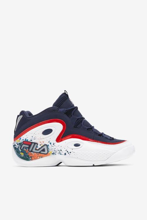 Fila Grant Hill 3 Diy Superge Moški Mornarica / Večbarvni / Bela | Fila945ZT